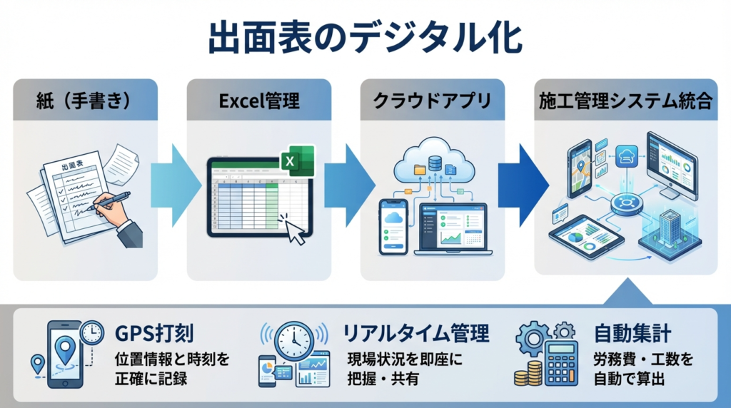 出面表のデジタル化