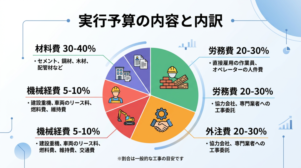 実行予算の内容と内訳