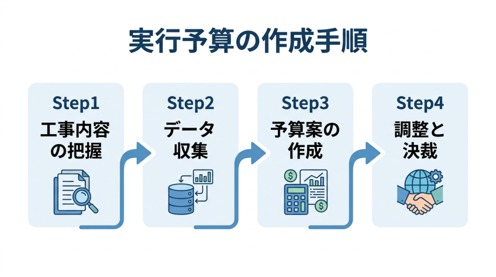 実行予算の作成手順